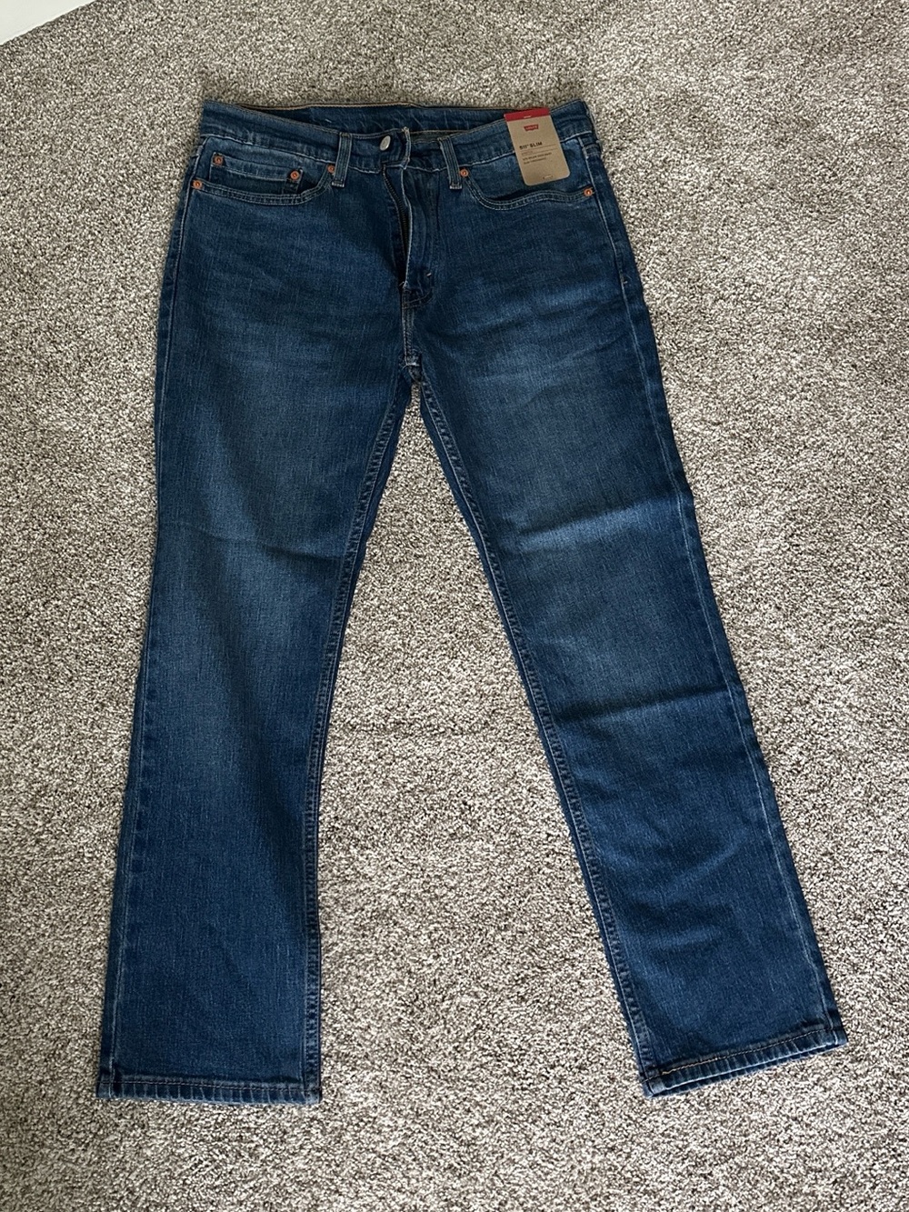 Levi's Men's Indigo Blue Straight Jeans
